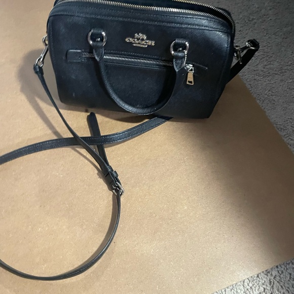 Coach Black Leather Crossbody Bag - Picture 8 of 13